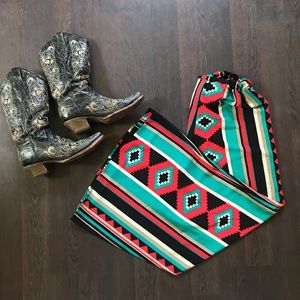 Aztec Palazzo Pants